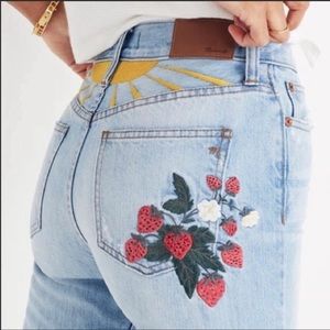 Madewell perfect summer jean euc